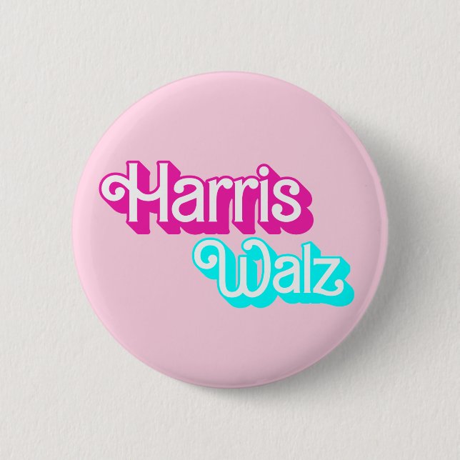 Harris Walz Button Knapp (Framsida)