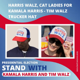 Harris Walz, Cat Dam för Kamala Harris Tim Walz Keps