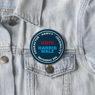 HARRIS WALZ Character Sanity Trodibility Knapp