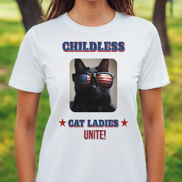 Harris Walz Chilless Cat Dam Unite Cat Photo T Shirt