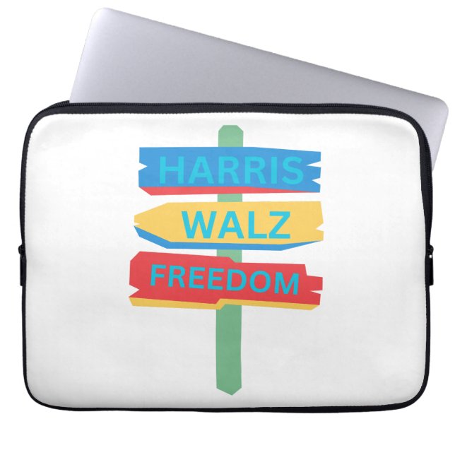 Harris Walz Coconut Träd Laptop Fodral (Framsidan)