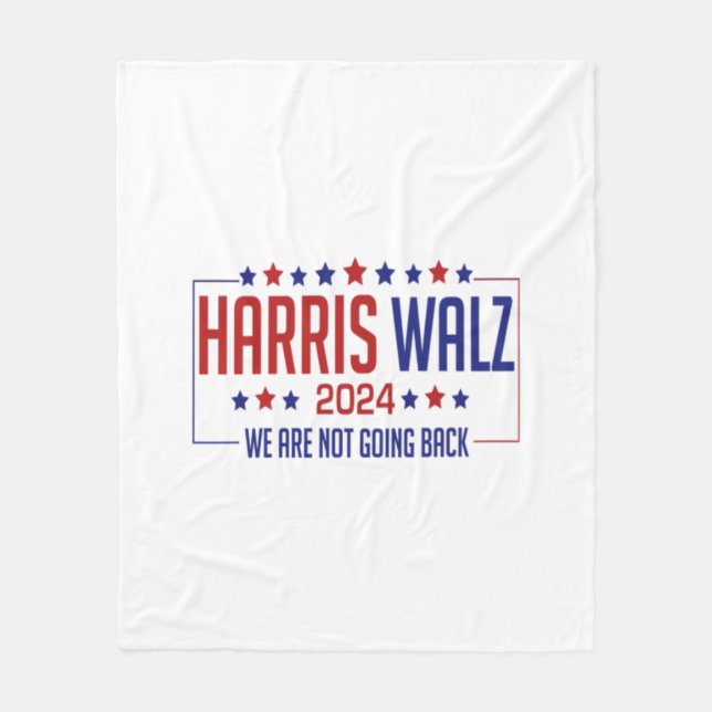 Harris walz fleecefilt (Framsidan)