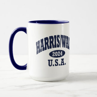 Harris Walz Football Mugg