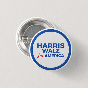 Harris Walz för Amerika 2024 Knapp