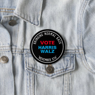 HARRIS WALZ ger NORMAL tillbaka Kampanj Knapp