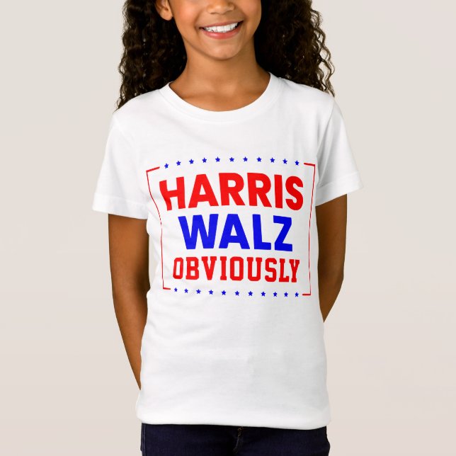 Harris Walz Gianni Kamala Harris för president T Shirt (Framsida)