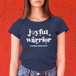Harris Walz Glatt Warrior USA Heart-Flagga T Shirt
