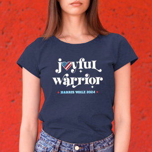 Harris Walz Glatt Warrior USA Heart-Flagga T Shirt