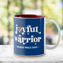 Harris Walz Glatta Warrior USA flagga Heart Navy
