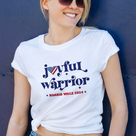 Harris Walz Glatta Warrior USA flagga Heart-valet T Shirt