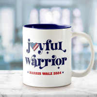 Harris Walz Glatta Warrior USA flagga Heart White