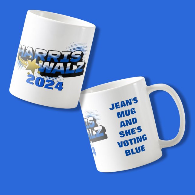 Harris & Walz Guld Star Kaffemugg (Skapare uppladdad)