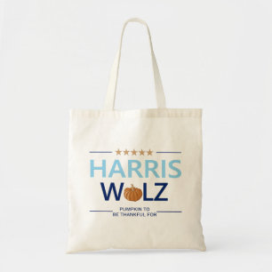 Harris Walz Halloween Pumpkin ska vara tacksam för Tygkasse