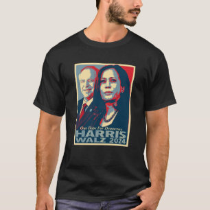 Harris Walz Hope Democracy Obama Era Poster T Shirt