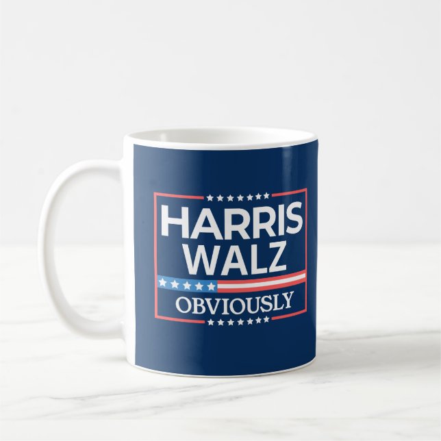 Harris walz kaffemugg (Vänster)