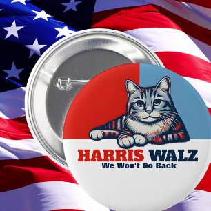 Harris Walz Kampanj Knapp