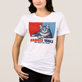 Harris Walz Kampanj T Shirt