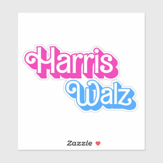 Harris Walz Klistermärken (Ark)