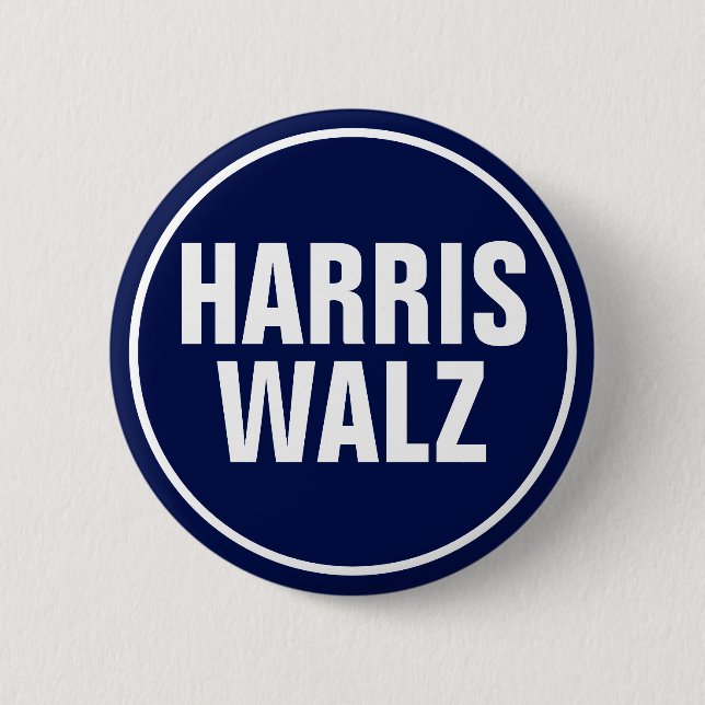 Harris-Walz Knapp (Framsida)