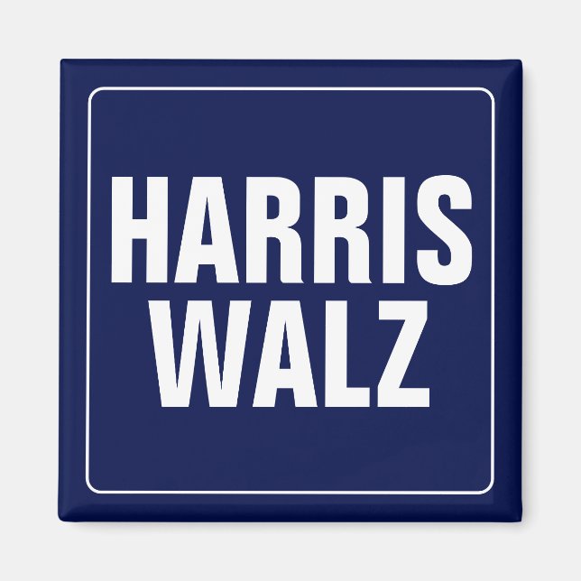 Harris-Walz Magnet (Framsidan)
