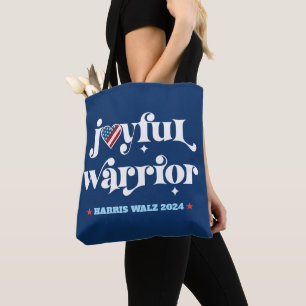 Harris Walz Navy Glatt Warrior USA flagga Heart Tygkasse