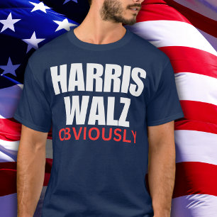 Harris Walz OBVIOUSLY Harris Walz 2024 T Shirt