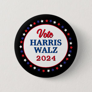 Harris Walz Omröstning 2024 Demokratval Knapp