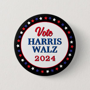 Harris Walz Omröstning 2024 Demokratval Knapp