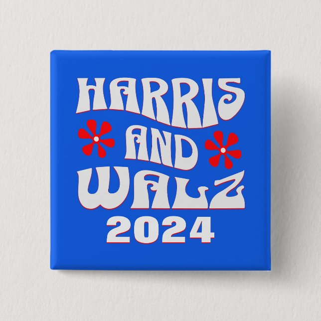 Harris & Walz Retro Knapp (Framsida)