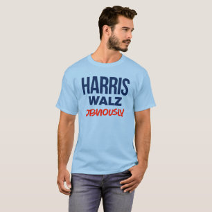 Harris Walz Självklart T Shirt