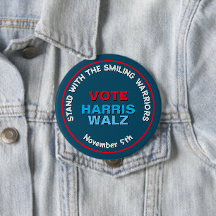 HARRIS WALZ Smiling Warriors Kampanj Knapp