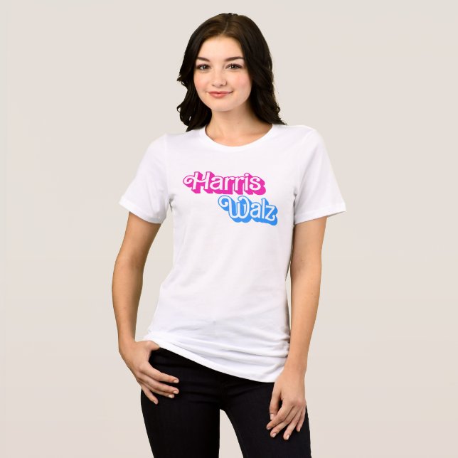 Harris Walz T Shirt (Framsida Full)