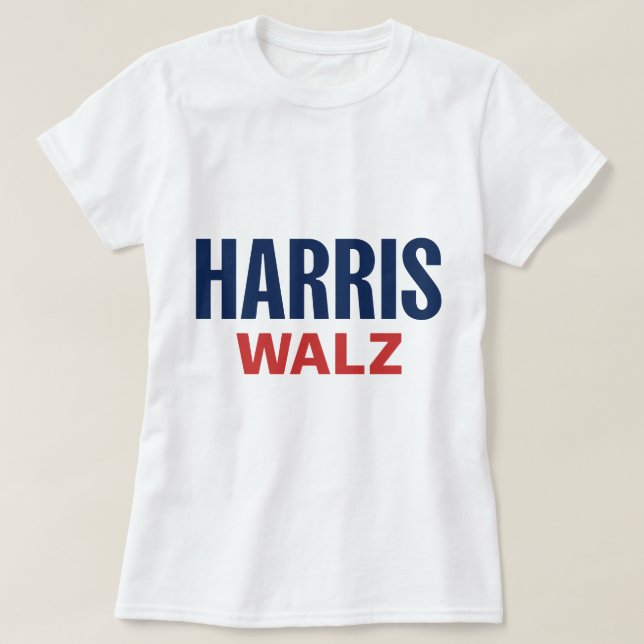 Harris Walz T Shirt (Design framsida)
