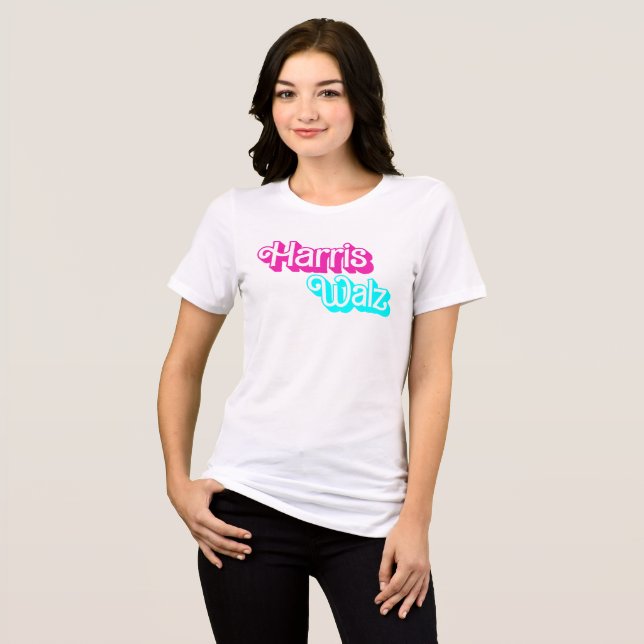 Harris Walz T Shirt (Framsida Full)