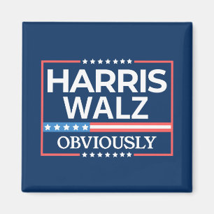 Harris Walz. Uppenbarligen. Kamala Harris Tim Walz Magnet