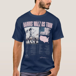 Harris Walz US Tour Kamala Wins Inauguration T Shirt