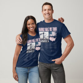 Harris Walz USA-turné Kamala Vinner Invigning T Shirt