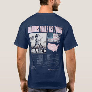 Harris Walz USA-turné Kamala Vinner Invigning T Shirt