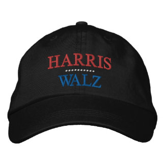Harris Walz Val Broderad Keps