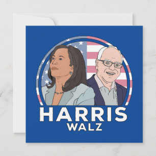 Harris Walz Val Inbjudningar
