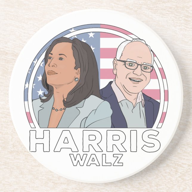 Harris Walz Val Underlägg (Framsidan)