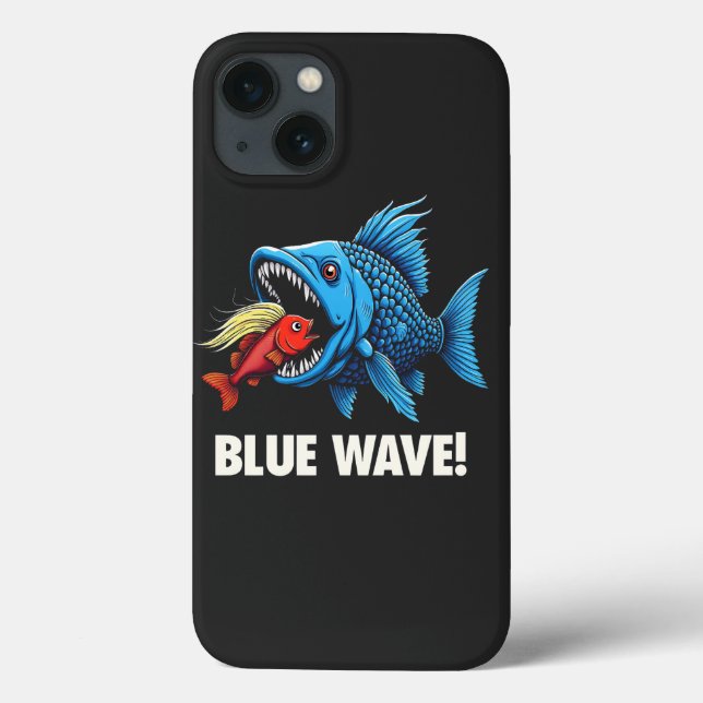 Harris Walz Valection Blue Vinkar Democrat Fish (Baksida)