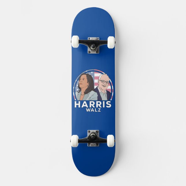 Harris Walz-valet Mini Skateboard Bräda 18,5 Cm (Framsida)