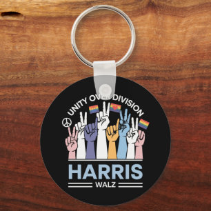 Harris Walz vals 2024 Enighet framför delning Nyckelring