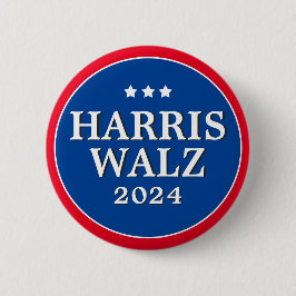 Harris Walz Vote 2024 Democrat-valknapp Knapp