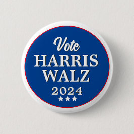 Harris Walz Vote 2024 Democrat-valknapp Knapp