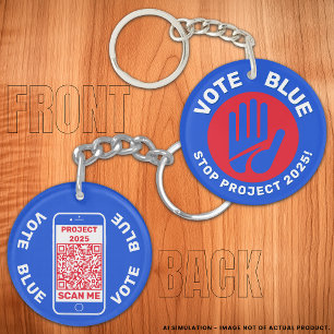 Harris Walz Vote Blue "Stop Project 2025!" QR-kod