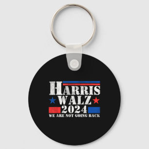 Harris Walz Waltz 2024 Vi går inte tillbaka Tank Nyckelring