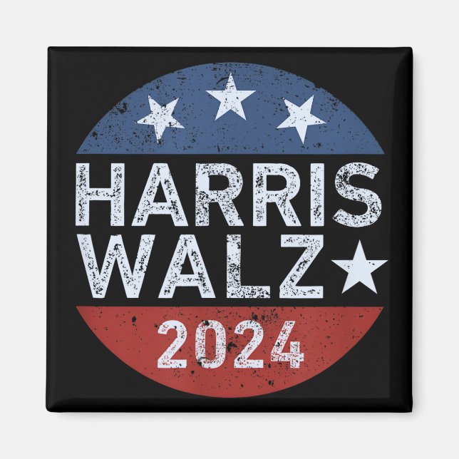 Harris Walz Waltz Magnet (Framsidan)