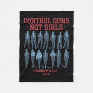 Harris Wheimer 2024 Control Guns Not Girls Kamala Fleecefilt